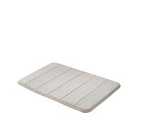 SUXUMHAO Memory Sponge Bath Mat Carpet, 24 x 17 inches, Comfortable, Soft, Super Absorbent, Machine Washable, Non Slip, Thick, Easier to Dry, Suitable for Bathroom Floor Carpets, Off White