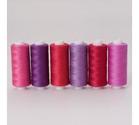 suxuMhao Quilting Thread 6-Piece Set, Durable Polyester Hand Quilting Thread, Suitable for Home Professional Quilting Projects, Essential Sewing Supplies,T13