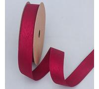 suxuMhao Satin Ribbon, Wine red Wide Ribbon for Gift Wrapping & Cinta 2.5cm x 10yd Polyester Ribbon, 2 Rolls, Durable & Smooth, Ideal for Crafts/Decor, Yarn & Ribbon Needles Category