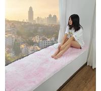 SUXUMHAO Solid Color Plush Rug,Decorative Plush Rug,Not-Slip Carpet,Suitable for bedrooms and Indoor Carpets-Sakura Pink 120x160cm(47.24x62.99inch)
