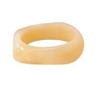 SUXUMHAO Square Acrylic Resin Bangle Bracelet Wide Geometric Irregular Wristbands Women,Yellow