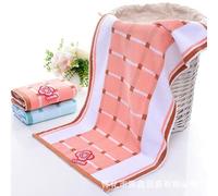 SUXUMHAO Towels 2Piece 28.74x13.78inch Perfect Everyday Shower Pure Cotton Towels, Light Weight, Quick Dry facecloth，Your for Bathroom and Powder Room (Orange)