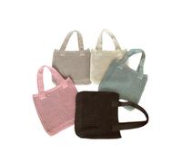 SUXUMHAO Women's Woven Shoulder Bag Woven Tote Bag and Cosmetic Bag,Summer Beach Weaving Chic Woven Tote Handbags Shoulder Bags 14.96 * 0.39 * 12.99inch -Grey