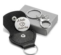 Suxyn Fathers Day Gift from Daughter, Personalised Fathers Day Gift, Gift for Him Men Dad, Pocket Hug,Dads Gifts for Birthday Christmas Thanksgiving New Year (Love)