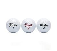 Suxyn Golf Gifts for Men, Funny Slogan Golf Balls 3/6Pack, Novelty Golf Gift Set, Hilarious Gag Present for Golf Lovers Dad Grandad Golf Fanatics.