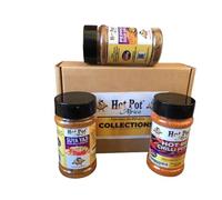 Suya Spice Set - African BBQ Seasoning Bundle with Suya Yaji, Pepper Soup Spice & Red Chilli Pepper | Nigerian Spice Gift Set for Grilling & Soups | Hot Pot Africa