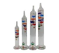 Suyak Free Standing Galileo Multi Size Thermometer - Elegant Home Decor & Room Thermometer, Gift for Men,Father,Husband,Teacher - Indoor/Outdoor Thermometer for Accurate Temperature Reading (30 cm)