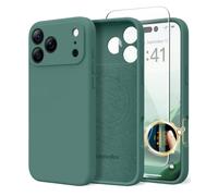 SuydanBox Magnetic for iPhone 18 Pro Max/iPhone 17 Pro Max Case Silicone | Fit for MagSafe, Screen Protector, Full Camera Protection,Shockproof Protective Case for 18 Pro Max/17 Pro Max Midnight Green