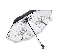 SUYGGCK Umbrellas Quality Folding Starry Umbrella For Women Travel Anti-Uv Windproof Rain Flower Modish Female Sun Girl Cherry Blossoms Parasol Pocket Umbrellas Starry-Swq