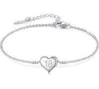 Suyi 16th 18th 30th Birthday Bracelet Silver Bracelets for Women 18th