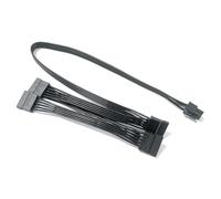 Suyitai Replacement for Corsair RM850 RM1000 PCI-E 6Pin 1 Male to 4 SATA Modular Power Supply Cable