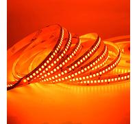 SUYOOULIN LED Strip Lights, SMD 2835 LED Strip, DC12V 1200LEDs 16.4Ft 26000LM High Density LED Light Strips Non-Waterproof IP21, 3 Times Brightness Than SMD3528 LED Strip, Orange