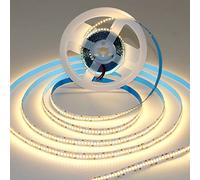 SUYOOULIN LED Strip Lights, SMD 2835 LED Strip Warm White 3000K, DC12V 1200LEDs 16.4Ft 26000LM High Density LED Light Strips Non-Waterproof, 3 Times Brightness Than SMD3528 LED Strip