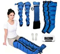 SUYUDD Lymphatic Drainage Leg Massager, Leg Compression Boots Featuring 6 Modes, 30-250 Mmhg Smart Control, 0-30 Minute Setting, Automatic Exhaust Mechanism, Ideal for In-Home Daily Routine
