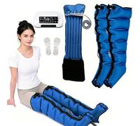 SUYUDD Lymphatic Drainage Leg Massager, Leg Compression Boots Featuring 6 Modes, 30-250 Mmhg Smart Control, 0-30 Minute Setting, Automatic Exhaust Mechanism, Ideal for In-Home Daily Routine