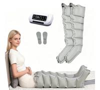 SUYUDD Lymphatic Drainage Leg Massager, Leg Compression Boots Featuring 6 Modes, 30-250 Mmhg Smart Control, 0-30 Minute Setting, Automatic Exhaust Mechanism, Ideal for In-Home Daily Routine