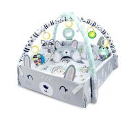 SUYUKU Baby Activity Mat 4-in-1 Detachable Hanging Toys for Babies Play Mat Newborn Baby playpen Play mat & Toys Included Sensory Time Playmats Floor Gyms for 0-18 Month