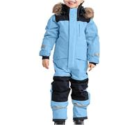 SUYUKU Kid Boy Snow Suit Winter Toddler Snowsuit Down Jackets Coat with Detachable Hooded Kids Girl Waterproof Ski Suits Thermal Overall Outdoor Children's Boy Warm Jumpsuits Sky Blue