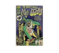 Suyupiu Mf Poster Doom Music Cover Rapper Comics Music Posters for Room Aesthetic Canvas Wall Art Bedroom Decor12x18inch(30x45cm)