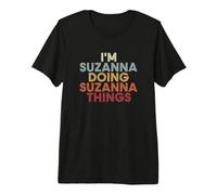 Suzanna Name Suzanna Personalized Name First Given Premium T-Shirt