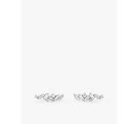 Suzanne Kalan Suzanne Kalan Firework 18ct White-Gold and 0.6ct Diamond Earrings 18K White Gold