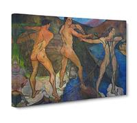 Suzanne Valadon Casting of the Net Canvas Print | Gallery Wrapped 30mm Frame Wall Art | 24x16 inches | Ready to Hang | Classic Picture | Living Room Bedroom Lounge Office