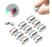 SUZEYAR 10 pcs Miniature Led Lights,Tiny Lights for Hand Craft/DIY,Miniature Lights Battery Powered, Dollhouse Light,Miniature Lights for Toy Brick Building Blocks- 10 Pack (Multicolor changing)