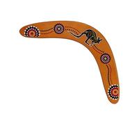SUZEYEN Wooden Boomerang for Kids & Adults, 11.2" Outdoor Returning Boomerang, Lightweight & Durable for Beach, Park & Backyard Play - 360° Flight Toy for Beginners & All Skill Levels