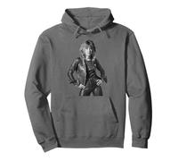 Suzi Quatro Can The Can Singer By Allan Ballard Pullover Hoodie