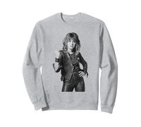 Suzi Quatro Stumblin In Singer By Allan Ballard Sweatshirt