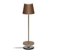 LA VILLE LUMIÈRE Portable LED Lamp, Aluminium, Mineral Corten