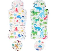 Suzile 2 Pcs Baby Gel Car Seat Cooler Pad Double Side Universal Breathable Stroller Cooler Mat Car Seat Cooling Pad Stroller Cooling Pad Car Seat Liner for Stroller Baby Dining Chair Child Safety Seat