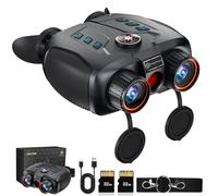 SUZLAZYR Night Vision Goggles for Adults - Naked-eye 3D Display Night Vision Binoculars 4K NVG with 6X Digital Zoom, 5000mAh Rechargeable Battery for Hunting Camping