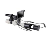 SUZLAZYR Night Vision Scope for Riflescope, 850nm Infrared Rifle Scopes with Camera and 4.3" Portable Display Screen, Day & Night Switching