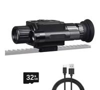 SUZLAZYR NK008 Digital Night Vision Scope for Hunting Infrared Riflescope Monocular 5X Zoom with Reticle HD 1080P Video Recording Camera