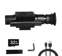 SUZLAZYR NK008 Digital Night Vision Scope for Hunting, Infrared Riflescope Monocular Camera 5X Zoom with Reticle HD 1080P Video Recording