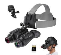 SUZLAZYR NV8300 Night Vision Goggles Head Mounted, 3D Visual/4K Night Vision Binoculars for Adults, 8X Digital Zoom, 7-Level Infrared Night Vision Goggles for Helmet