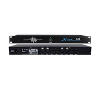 SUZLAZYR Professional Feedback Suppressor, Microphone Anti-Howling Feedback Frequency Shifter Audio Processor for Stage and KTV,4in4out