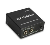 SUZLAZYR Professional Mini Feedback Suppressor, 2-In 1-Out Microphone Anti-Howling Audio Processor Feedback Frequency Shifter Audio Processor for Bar, Party Conference Room