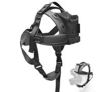 SUZLAZYR Tactical Soft Helmets, Heavy Duty Night Vision Head Strap Adjustable NVG Mount Cap Headband for Night Vision Goggles & Action Camera, Head Harness Compatible with NVG10/NVG30/G1/PVS 14