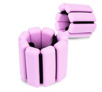 suzmei 2 PCS Adjustable Wrist Weights Ankle Weights Set for Exercise Walking Jogging Yoga Aerobics Pilates Weight-Bearing Bracelet Fitness Wristband (Black) (PINK)