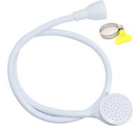 suzmei Sink Single Tap Shower Attachment Head Hose Spray,Bath Single Tap Shower Attachment Push on Rubber Shower Hose for Taps Washing Hand Held Portable Pet Dog (Modern, metre(s), 3)