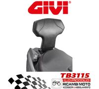 Suzuki Burgman 400 2017 2018 Givi Specific Backrest TB3115