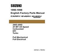 Suzuki Carry & Every 1990-1998 English Factory Parts Catalogue