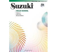 Suzuki Cello School Cello Part & CD, Volume 1 (Revised Edition) Revised edition by Suzuki, Shinichi, Tsutsumi, Tsuyoshi (2014) Paperback