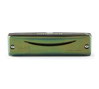 SUZUKI C-20 Olive 10 hole Harmonica HiG F# F E Eb D Db C B Bb A Ab G LowF JAPAN
