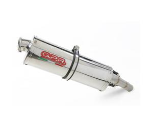 SUZUKI DR600SR SILENCER STAINLESS TRIOVAL SLIP-ON BY GPR SILENCER ITALY 1985/90