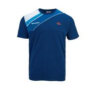 Suzuki Genuine GSX-R T-Shirt Blue Crew Neck with Logo 100% Cotton Comfortable
