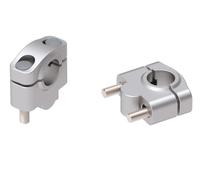 Suzuki GSX-S 1000/GSX-S 950 2022 -Handlebar Risers 25mm Silver BY HEPCO & BECKER
