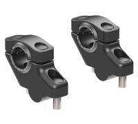 Suzuki GSX-S 1000/GSX-S 950 2022-Offset Handlebar Risers 30mm UP,21mm-Blk BY H&B